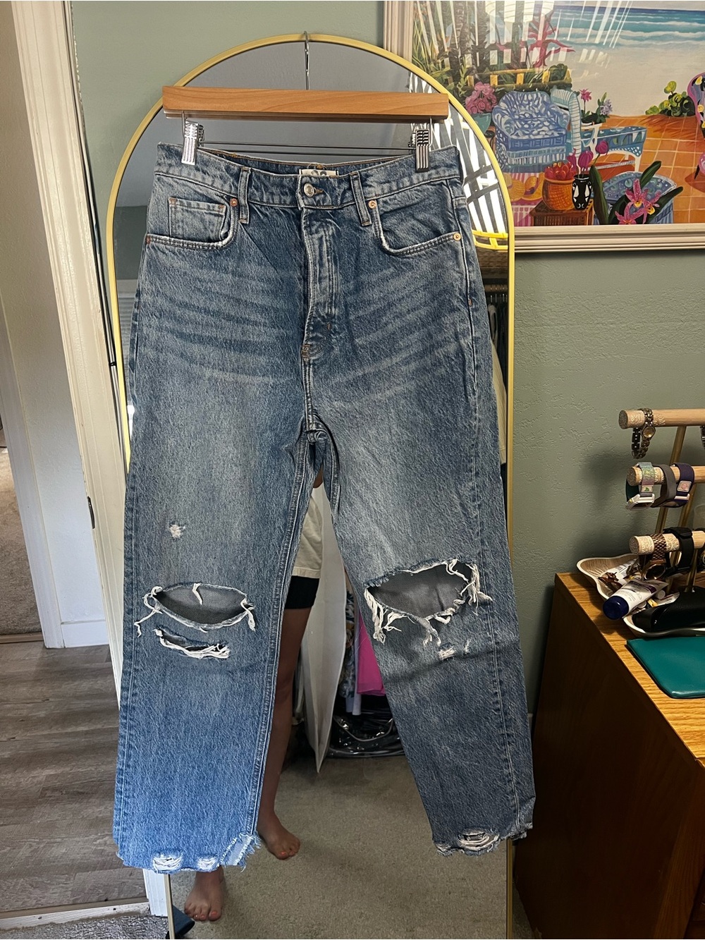 We the free baggy distressed jeans